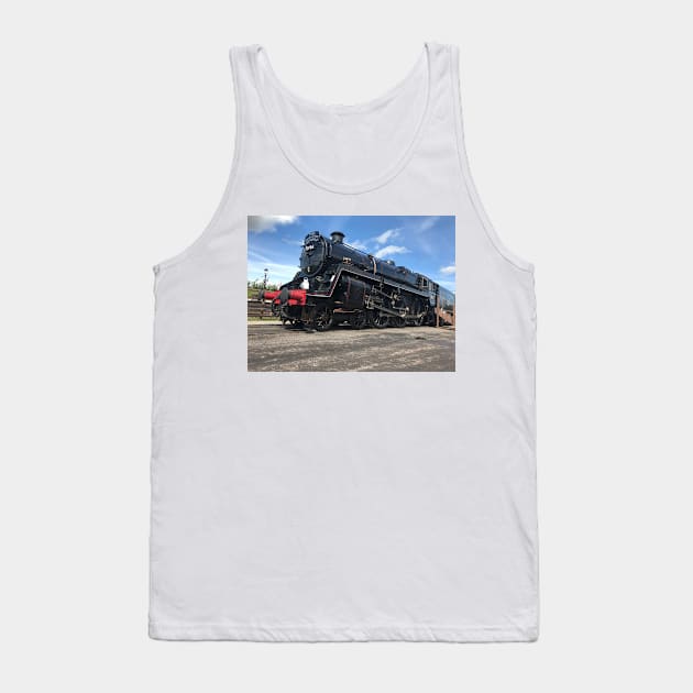 black steam train locomotive Tank Top by acolename1